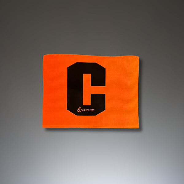 Pánska futbalová kapitánska. Oranžová