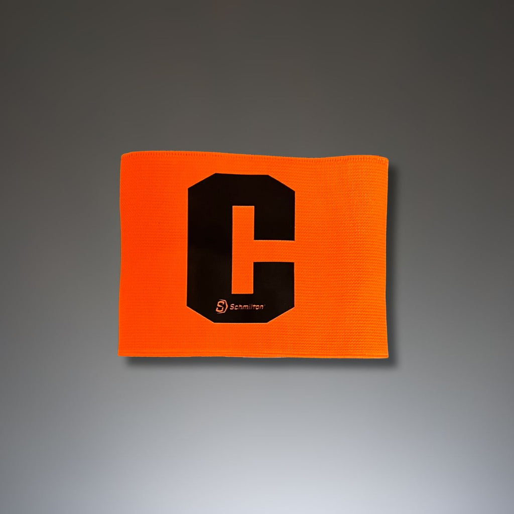 Pánska futbalová kapitánska. Oranžová