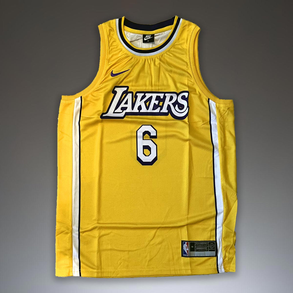 Pánsky žltý dres Los Angeles Lakers, James