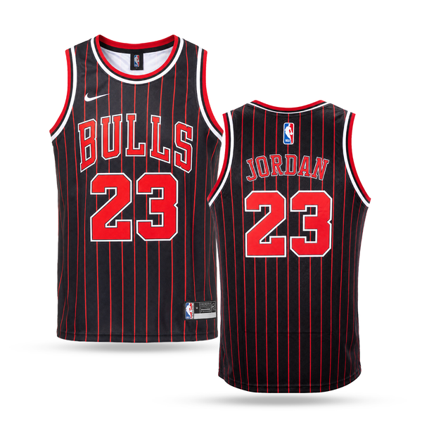 Pánsky čierny dres Chicago Bulls, Jordan