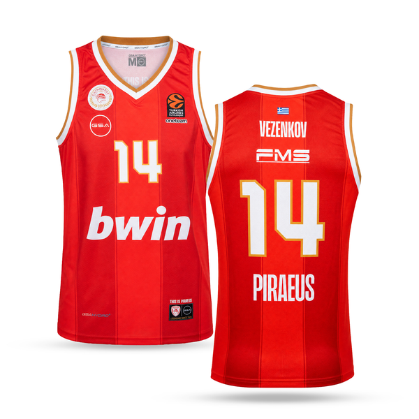 Pánsky dres Olympiacos, Vezenkov. EuroLeague 2025