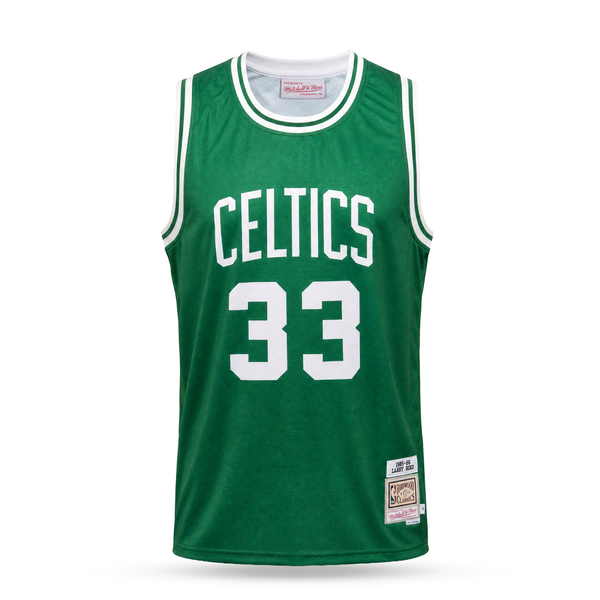 Boston Celtics Pánsky Retro Basketbalový Dres, Bird. Hardwood Classics, Zelený