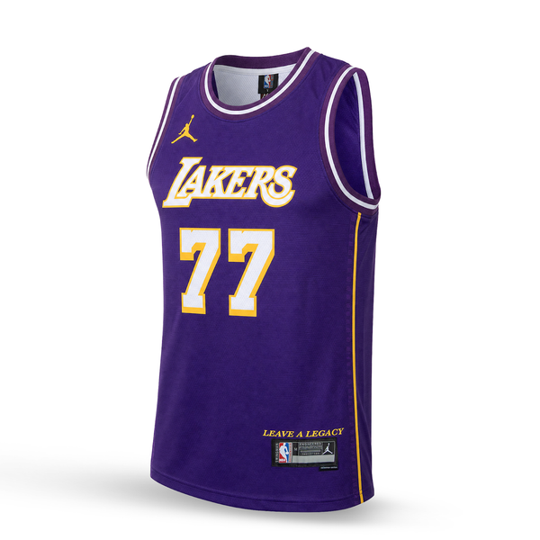 LA Lakers Pánsky Basketbalový Dres, Dončič. Purple, Fialový