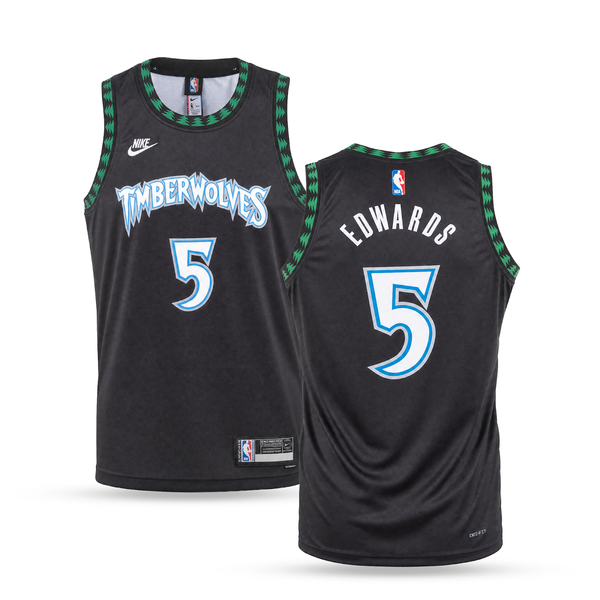 Minnesota Timberwolves Pánsky Retro Basketbalový Dres, Edwards. Retro Hardwood Classics, Tmavomodrý