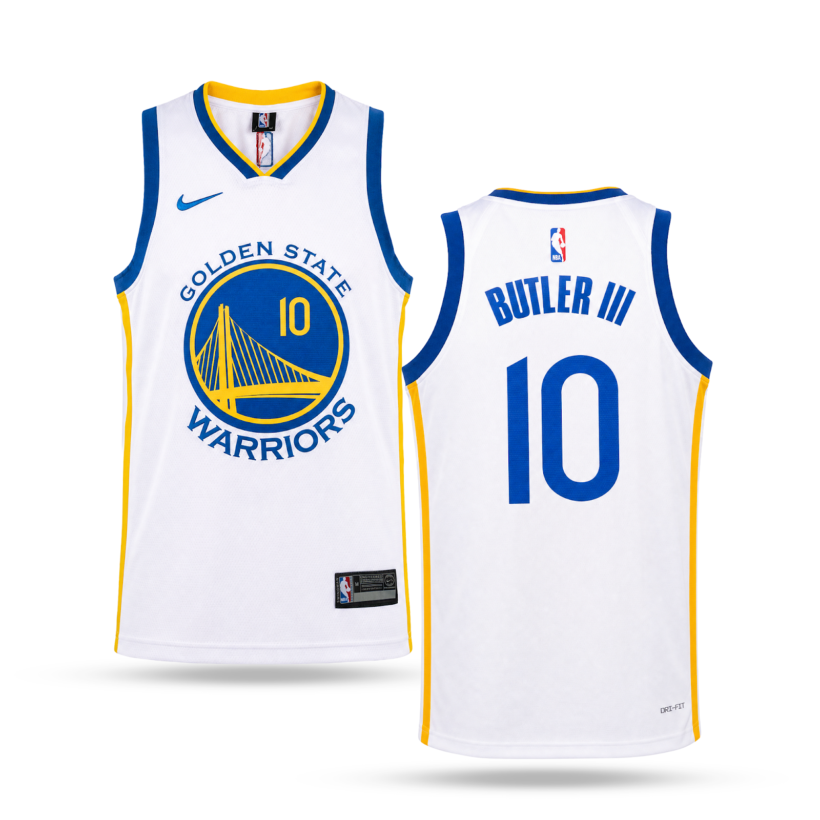 Golden State Warriors Pánsky Basketbalový Dres, Butler. Biely