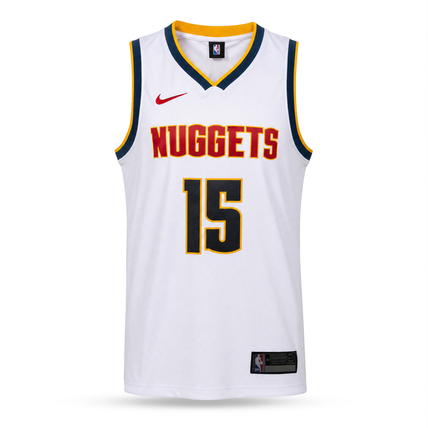 Denver Nuggets Men Basketball Jersey, Jokic. White