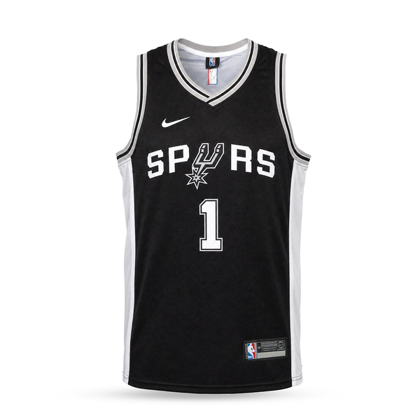 San Antonio Spurs Pánsky Basketbalový Dres, Wembanyama. Čierny