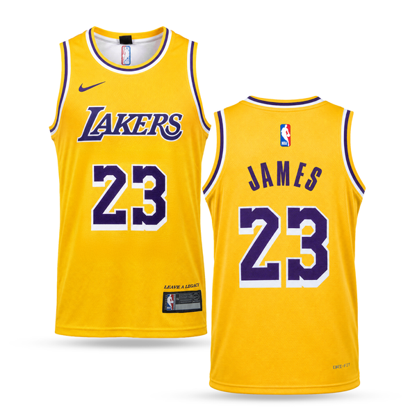 LA Lakers Basketbalový Dres, James. 26/27, Žltý