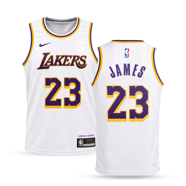 LA Lakers Basketbalový Dres, James. 26/27, Biely