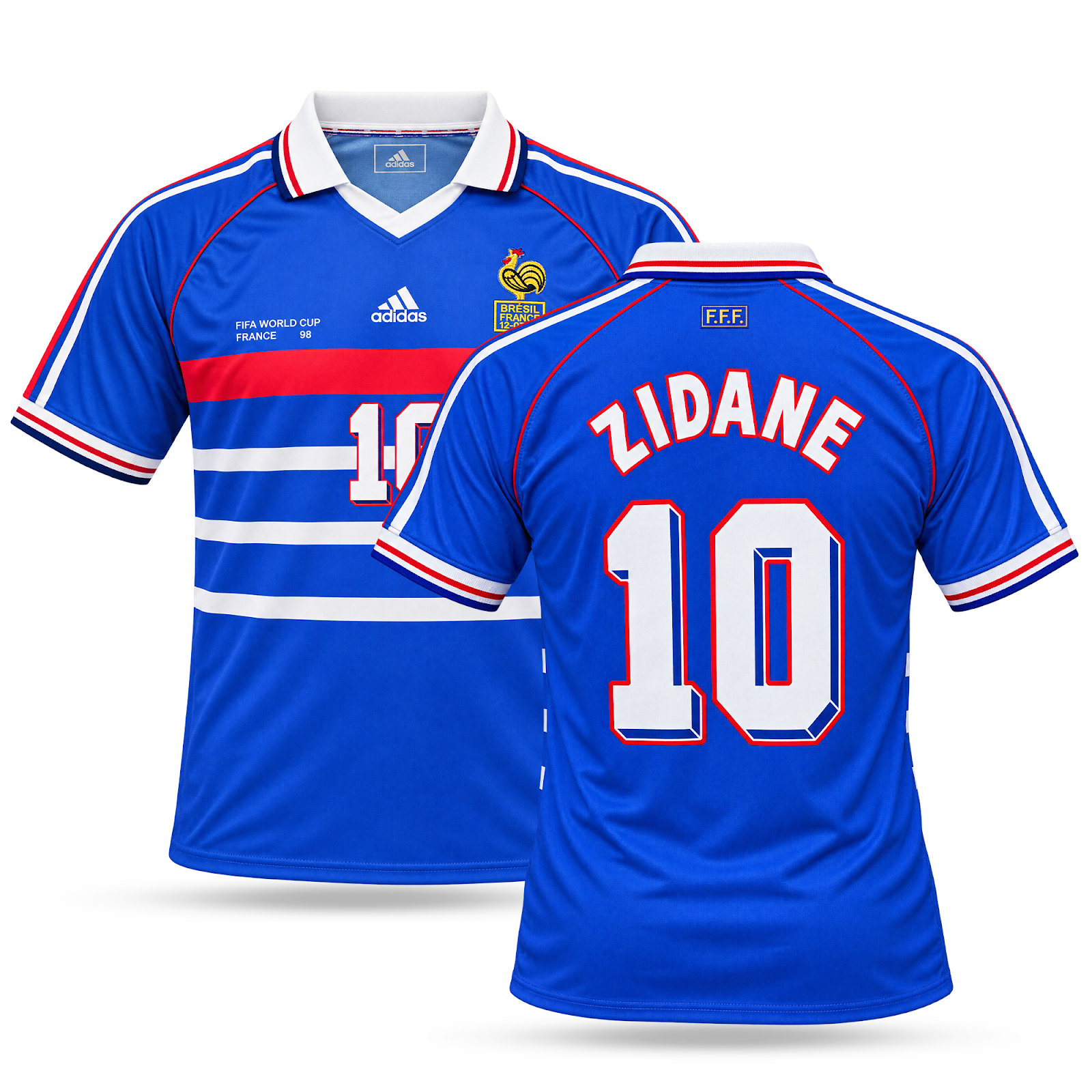 Pánsky dres Francúzska, Zidane, MS Francúzsku '98