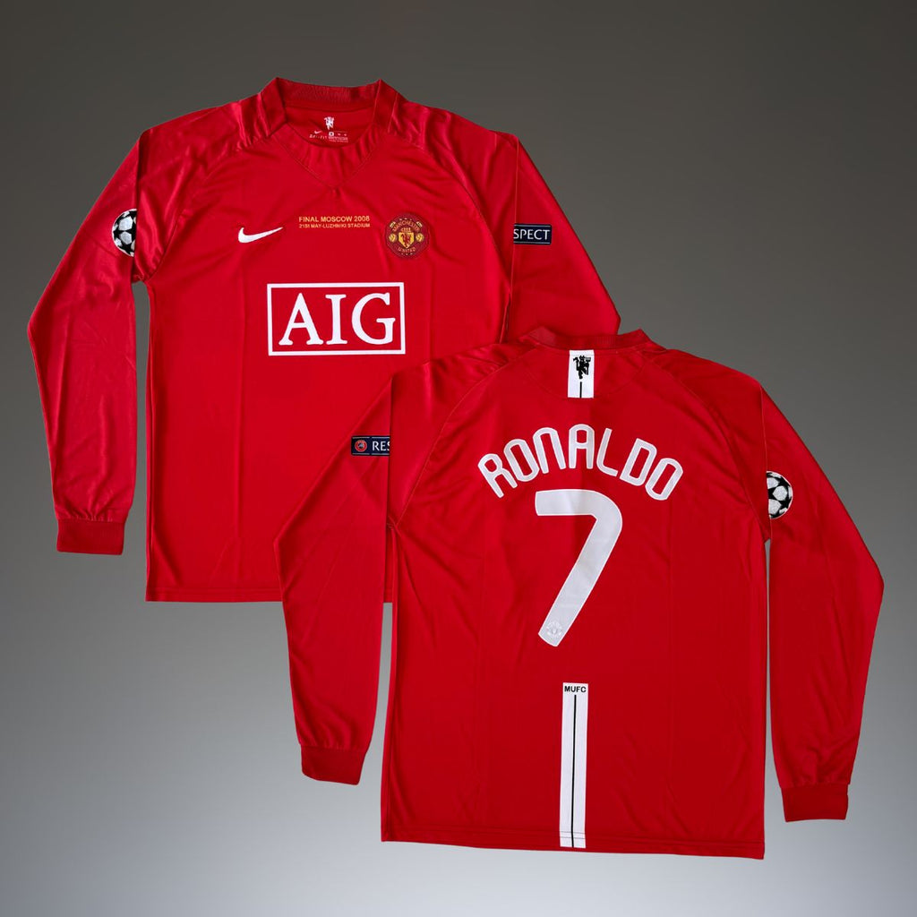 Pánsky dres s dlhým rukávom Manchester United, Ronaldo. CL finále 2008 