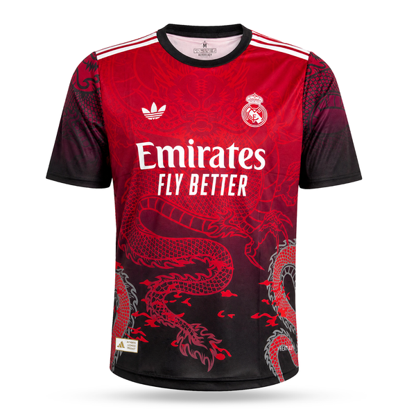 Pánsky dres Real Madrid, červený, Ronaldo. Dračí edícia 2025