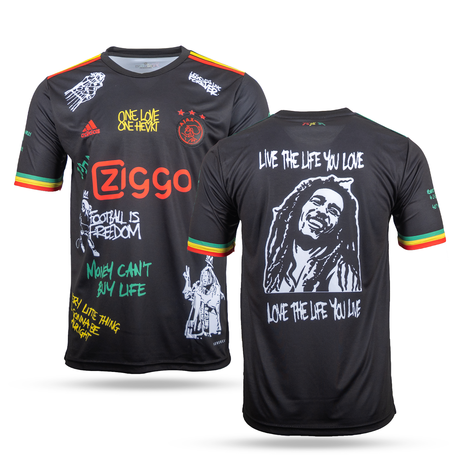 Pánsky dres Ajax. Edícia Bob Marley