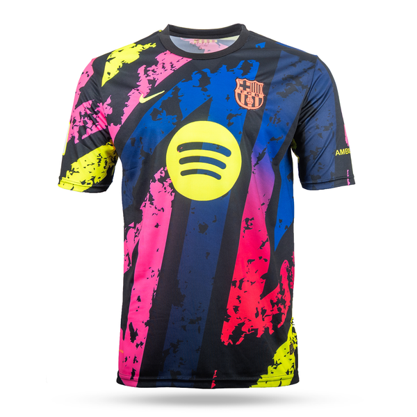 Pánsky fluorescenčný dres Barcelona, Yamal. Farebná neonová edícia