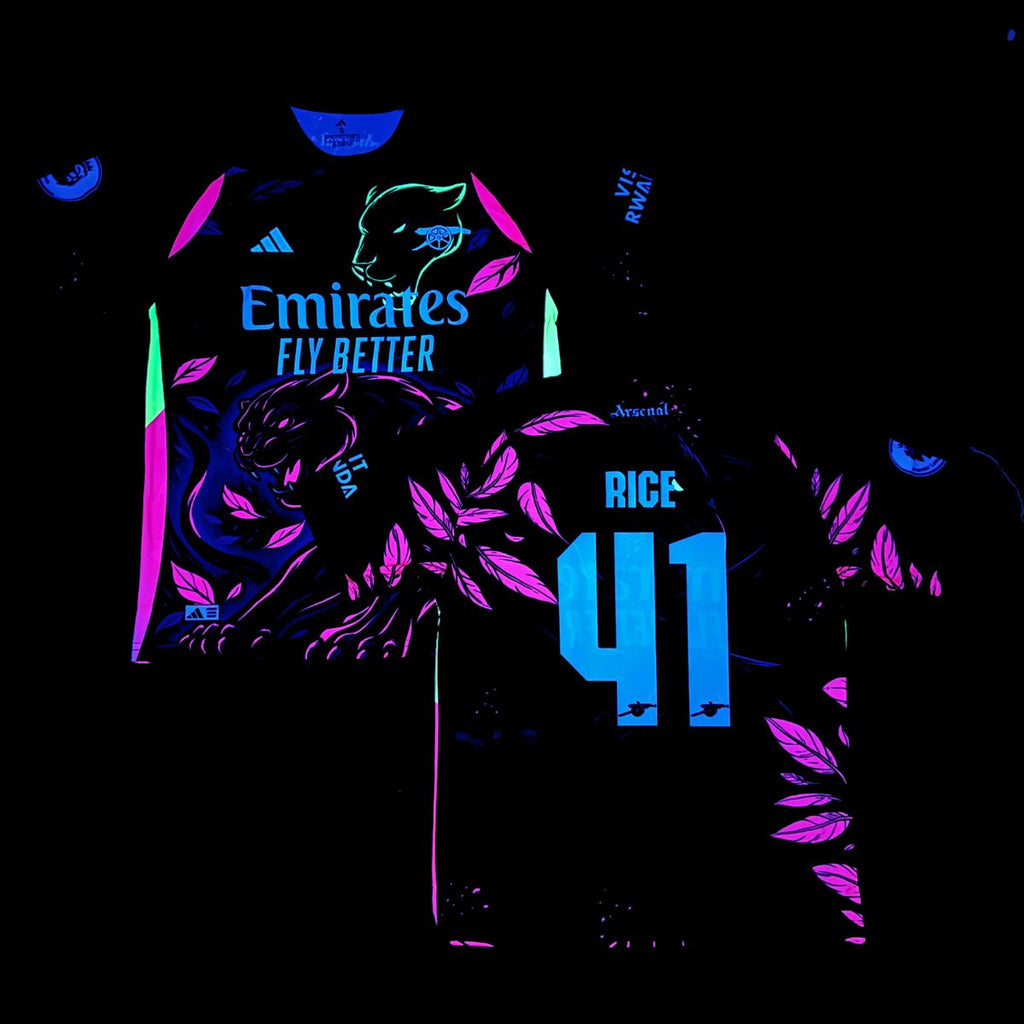 Pánsky fluorescenčný dres Arsenal, Rice. Edícia neonovej pantery