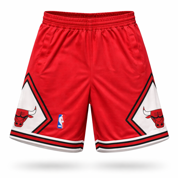 Chicago Bulls Pánske Šortky. Červené