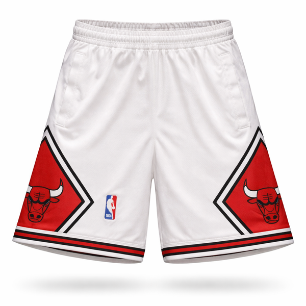 Chicago Bulls Pánske Šortky. Biely