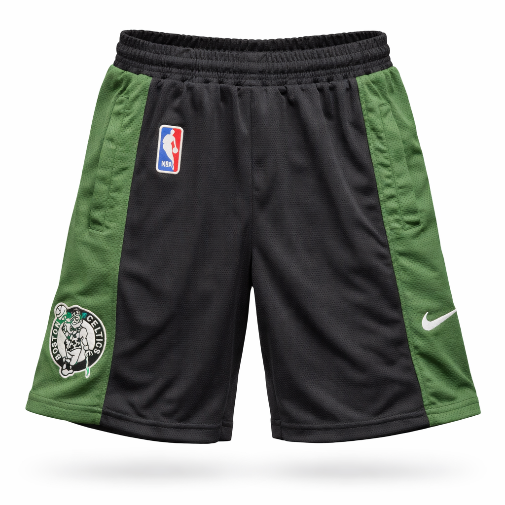 Boston Celtics Pánske Šortky, Čierno-zelené