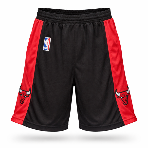 Chicago Bulls Pánske Šortky, Čierno-červené