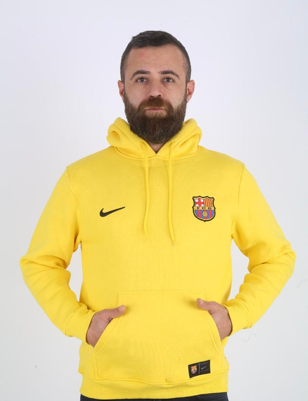 Barcelona Pánska Športová Mikina, Žltá