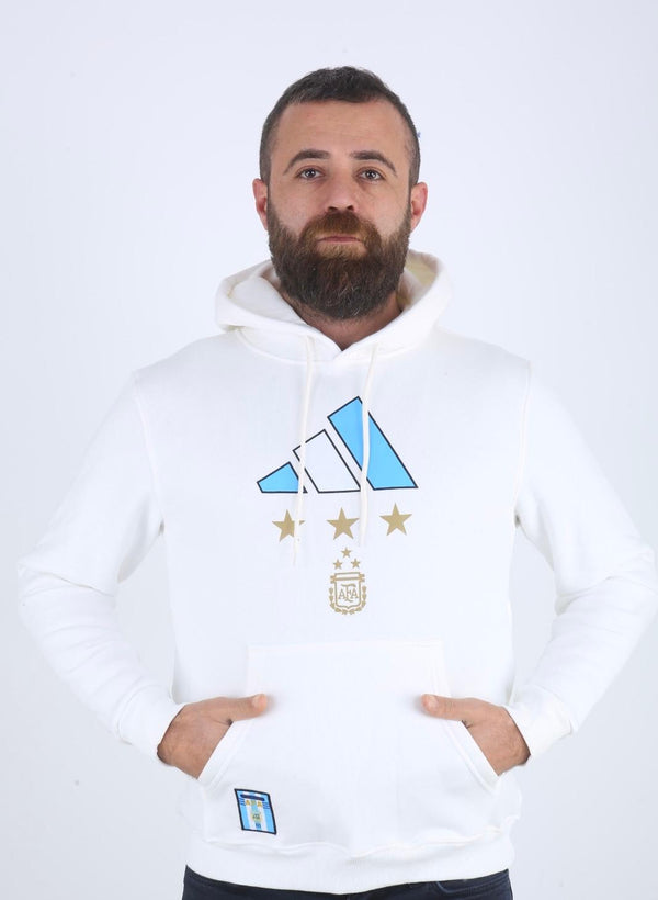 Argentína Pánska Športová Mikina, Messi. Biely