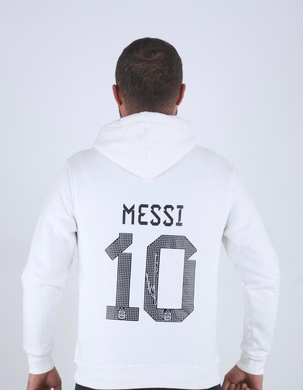Argentína Pánska Športová Mikina, Messi. Biely