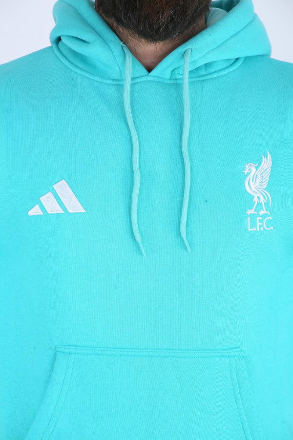 Liverpool Pánska Športová Mikina. Tyrkysová
