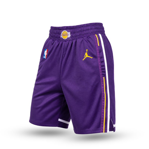 LA Lakers Mužské Klasické Šortky, Fialové