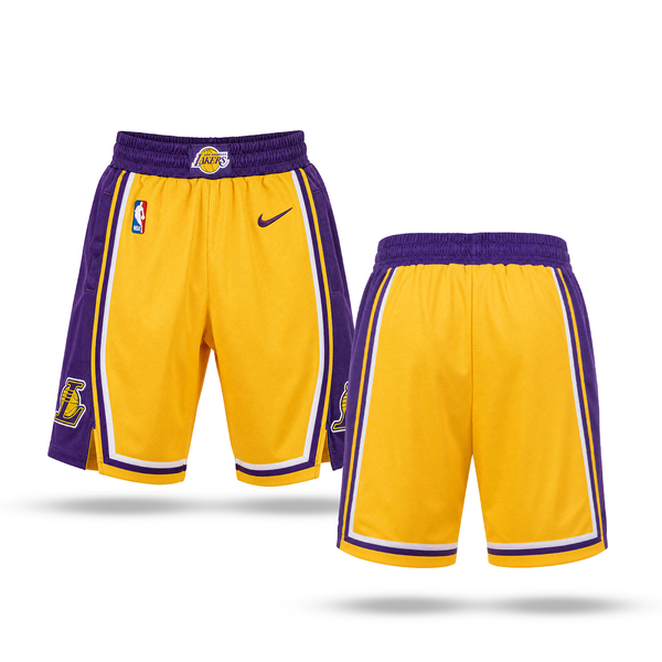 LA Lakers Pánske Šortky Classic, Žlté