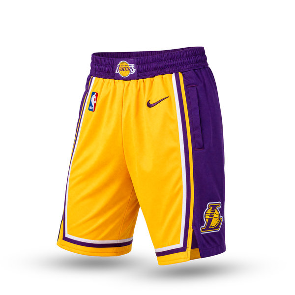 LA Lakers Pánske Šortky Classic, Žlté
