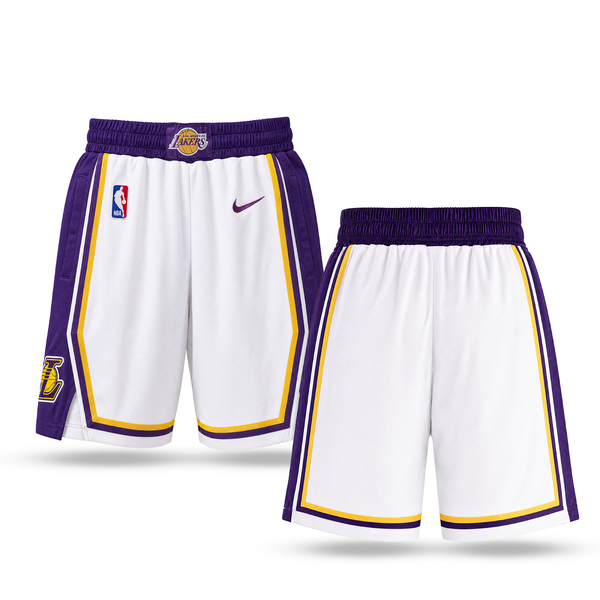 LA Lakers Pánske Klasické Šortky. Biely