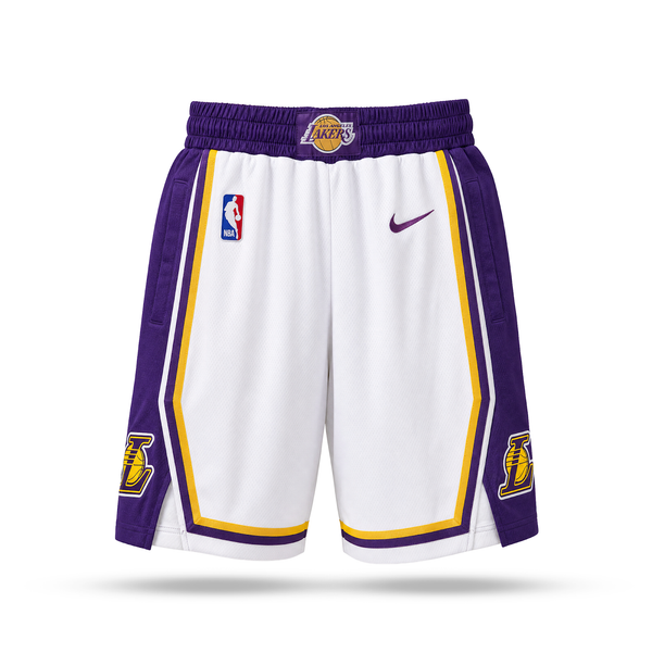 LA Lakers Pánske Klasické Šortky. Biely