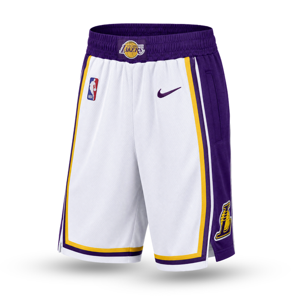 LA Lakers Pánske Klasické Šortky. Biely