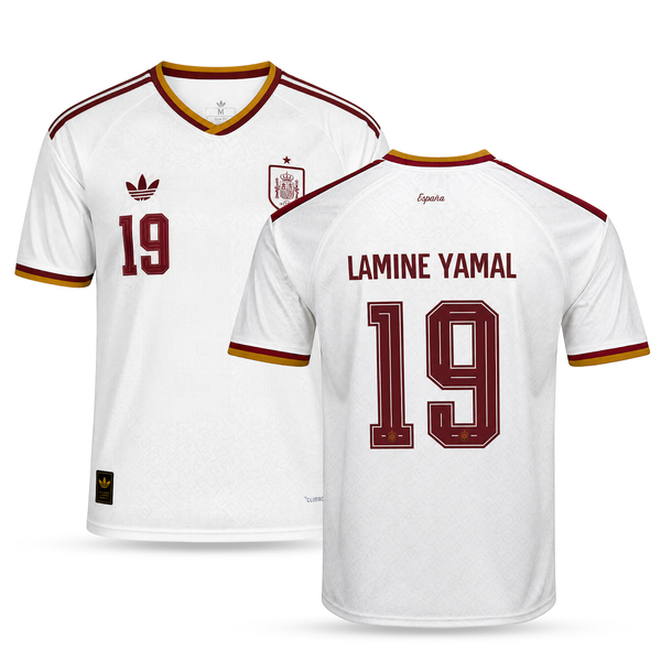 Španielsko Pánsky Vonkajší Futbalový Dres, Jamal. World Cup 2026