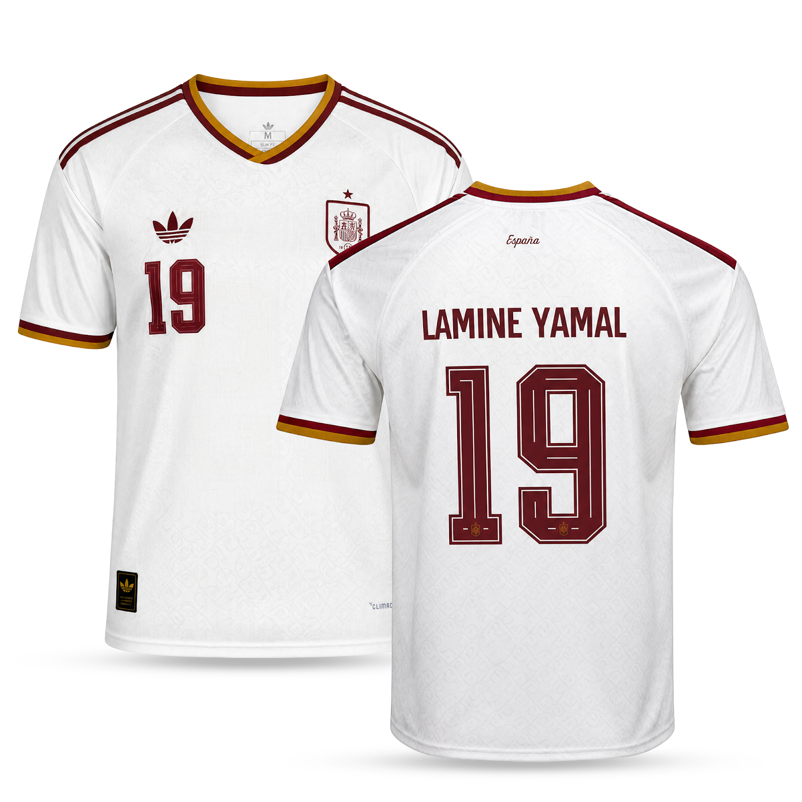 Španielsko Pánsky Vonkajší Futbalový Dres, Jamal. World Cup 2026