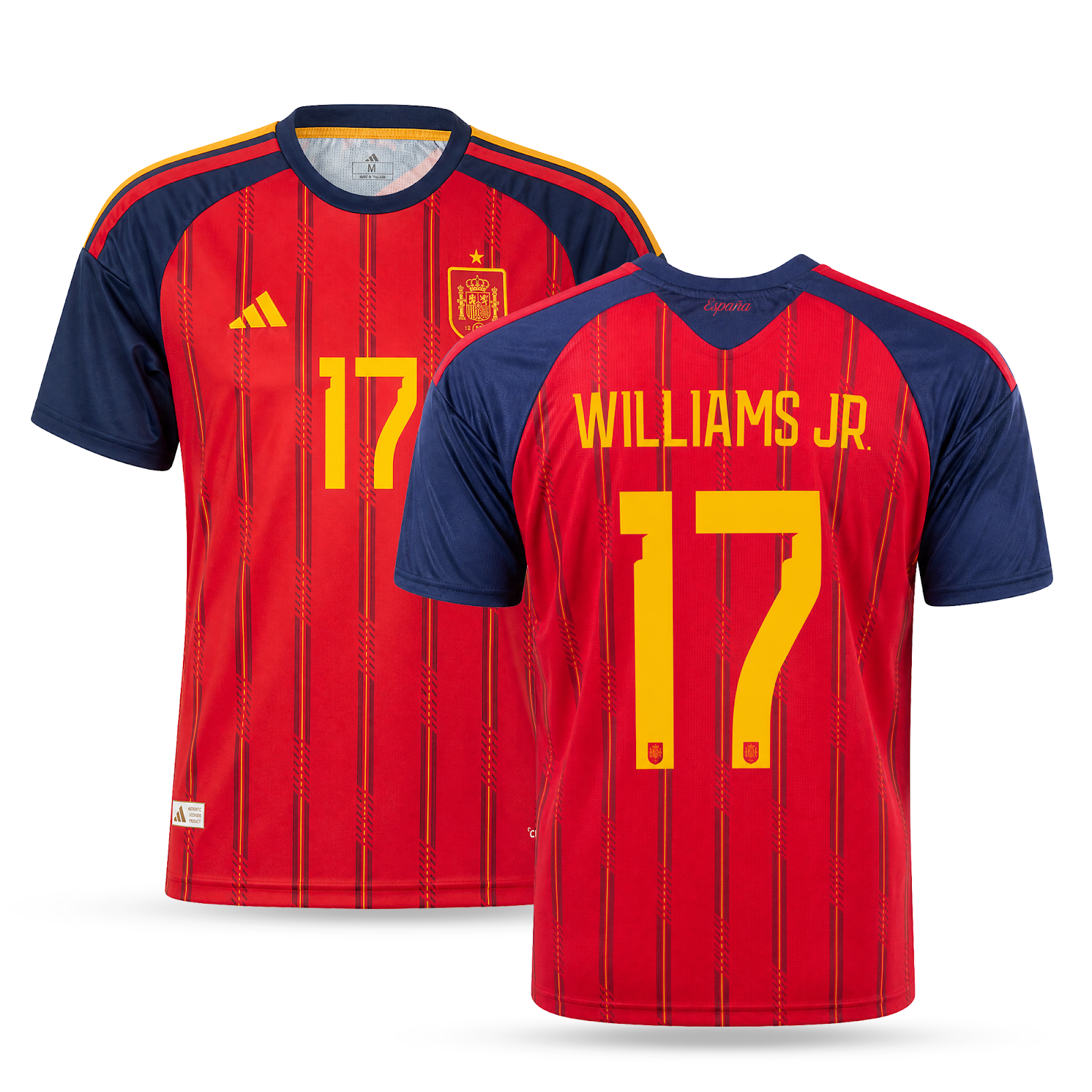 Španielsko Pánsky Futbalový Dres, Williams. World Cup 2026