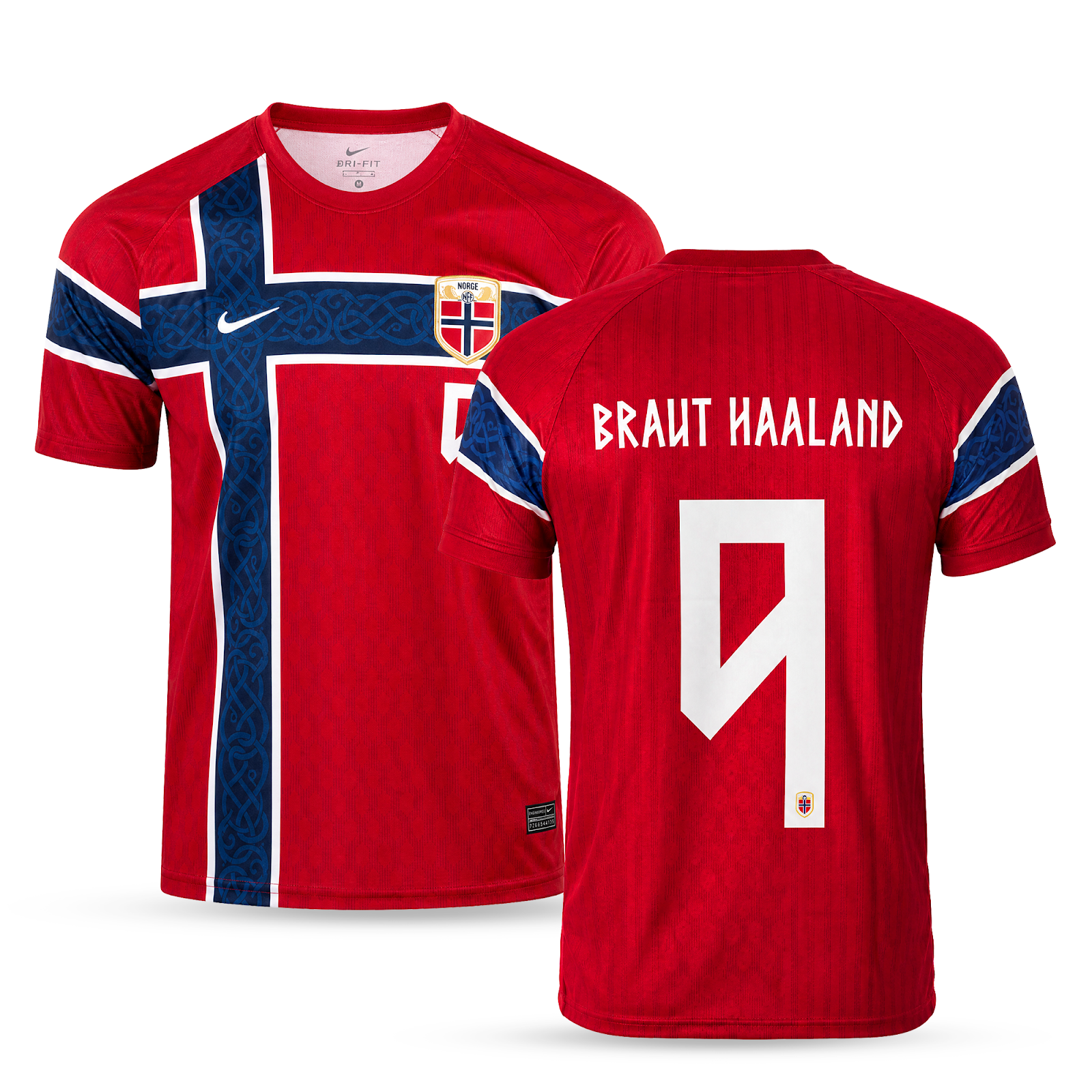 Nórsko Pánsky Futbalový Dres, Haaland. World Cup 2026