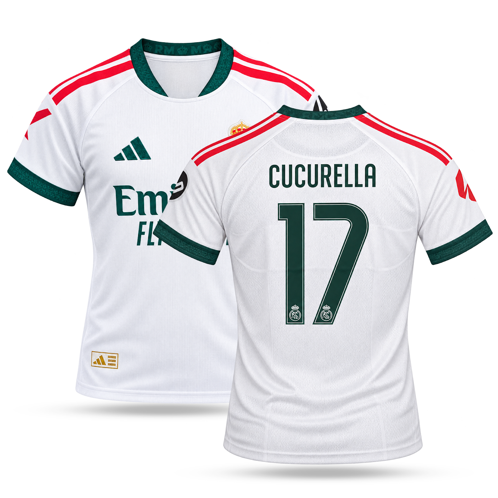 Real Madrid Pánsky Futbalový Dres, Cucurella. 26/27