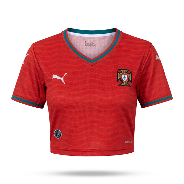 Portugalsko Dámsky Futbalový Krátky Top. World Cup 2026