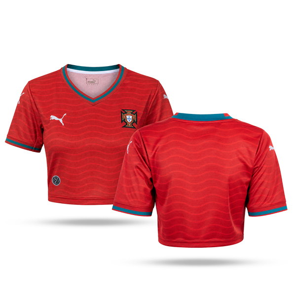 Portugalsko Dámsky Futbalový Krátky Top. World Cup 2026