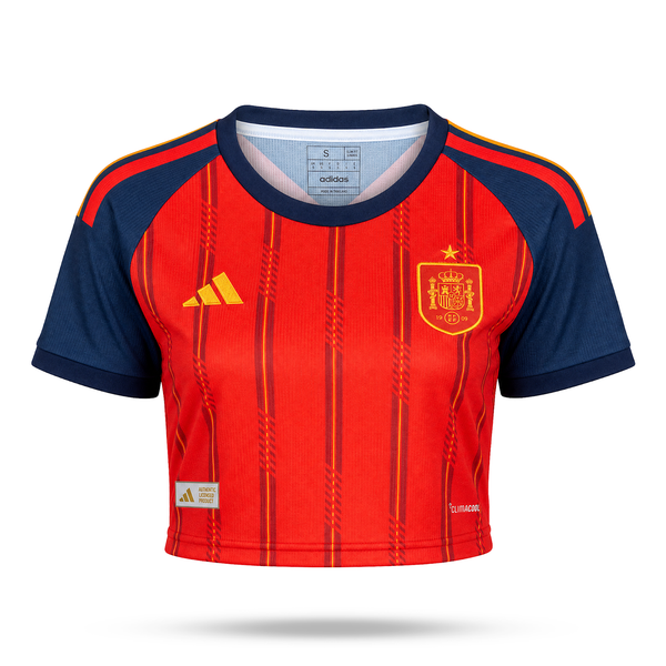 Španielsko Dámsky Futbalový Krátky Top. World Cup 2026