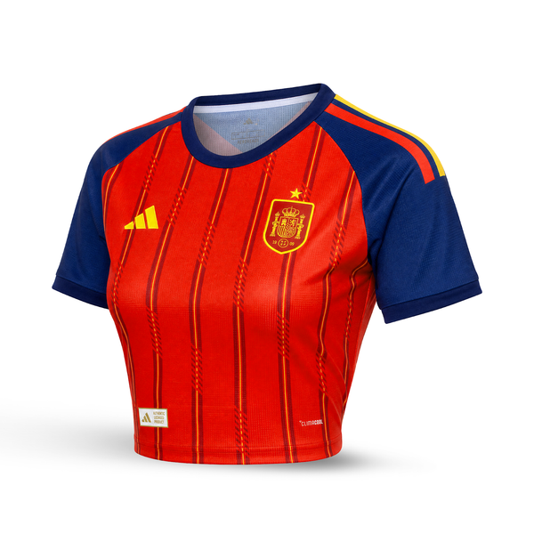 Španielsko Dámsky Futbalový Krátky Top. World Cup 2026