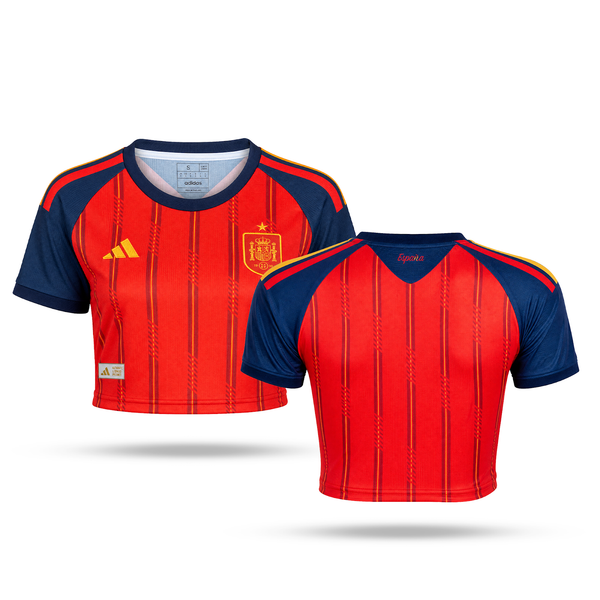 Španielsko Dámsky Futbalový Krátky Top. World Cup 2026