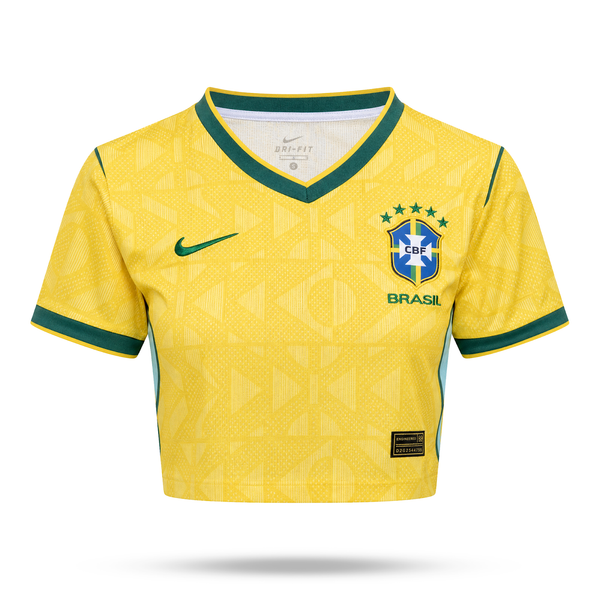 Brazília Dámsky Futbalový Krátky Top. World Cup 2026