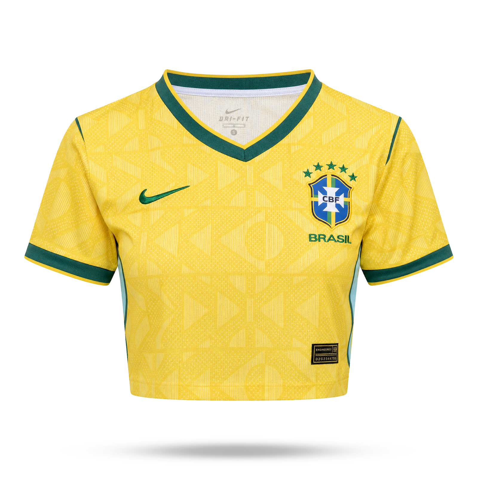 Brazília Dámsky Futbalový Krátky Top. World Cup 2026