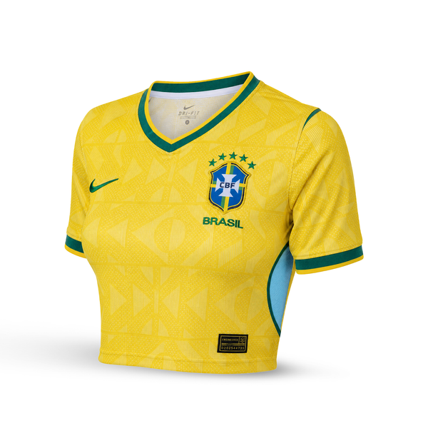 Brazília Dámsky Futbalový Krátky Top. World Cup 2026