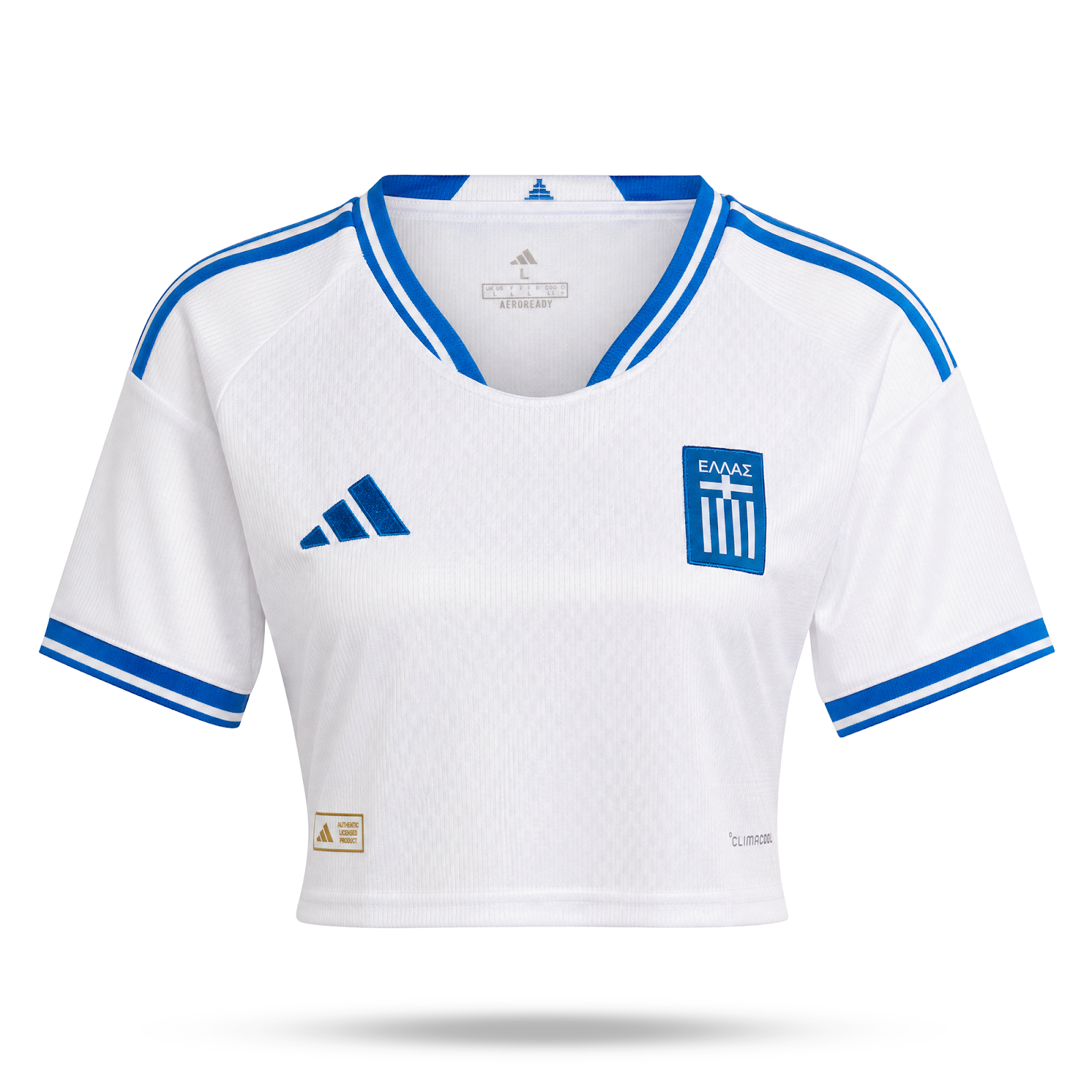 Grécko Dámsky Futbalový Krátky Top. World Cup 2026
